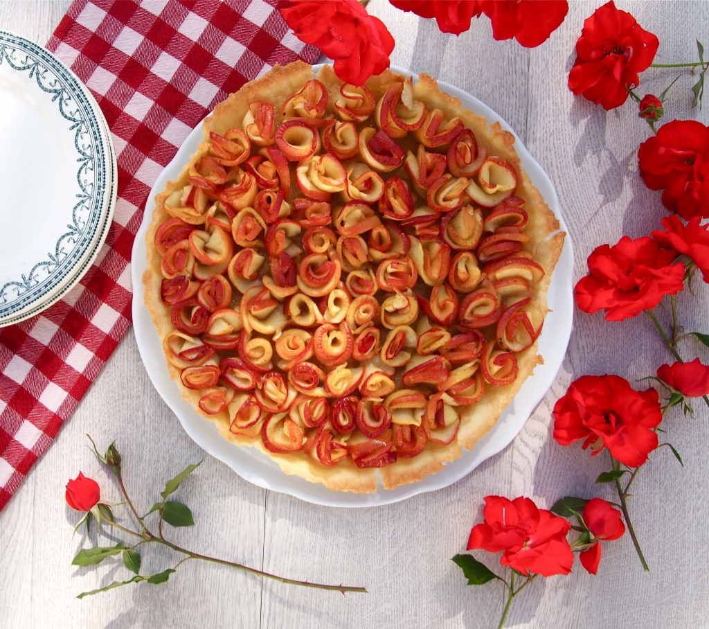 Latelierdal Recette tarte aux pommes en forme de roses
