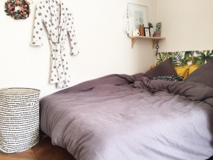DIY tuto tête de lit tropicale L'atelier d'al blog mode lifestyle