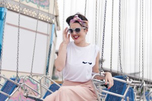 Look summer jupe culotte rose Zara Tee-shirt Wear Lemonade L'atelier d'al blog mode Paris lifestyle DIY travel