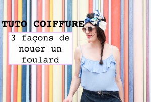 tuto nouer un foulard L'atelier d'al blog lifestyle mode voyage DIY Paris Bordeaux