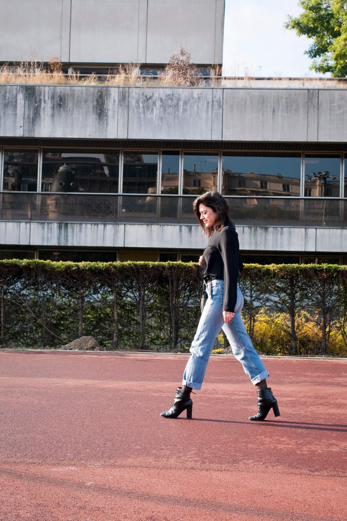 look jean 501 vintage blazer L'atelier d'al Blog mode lifestyle Paris 