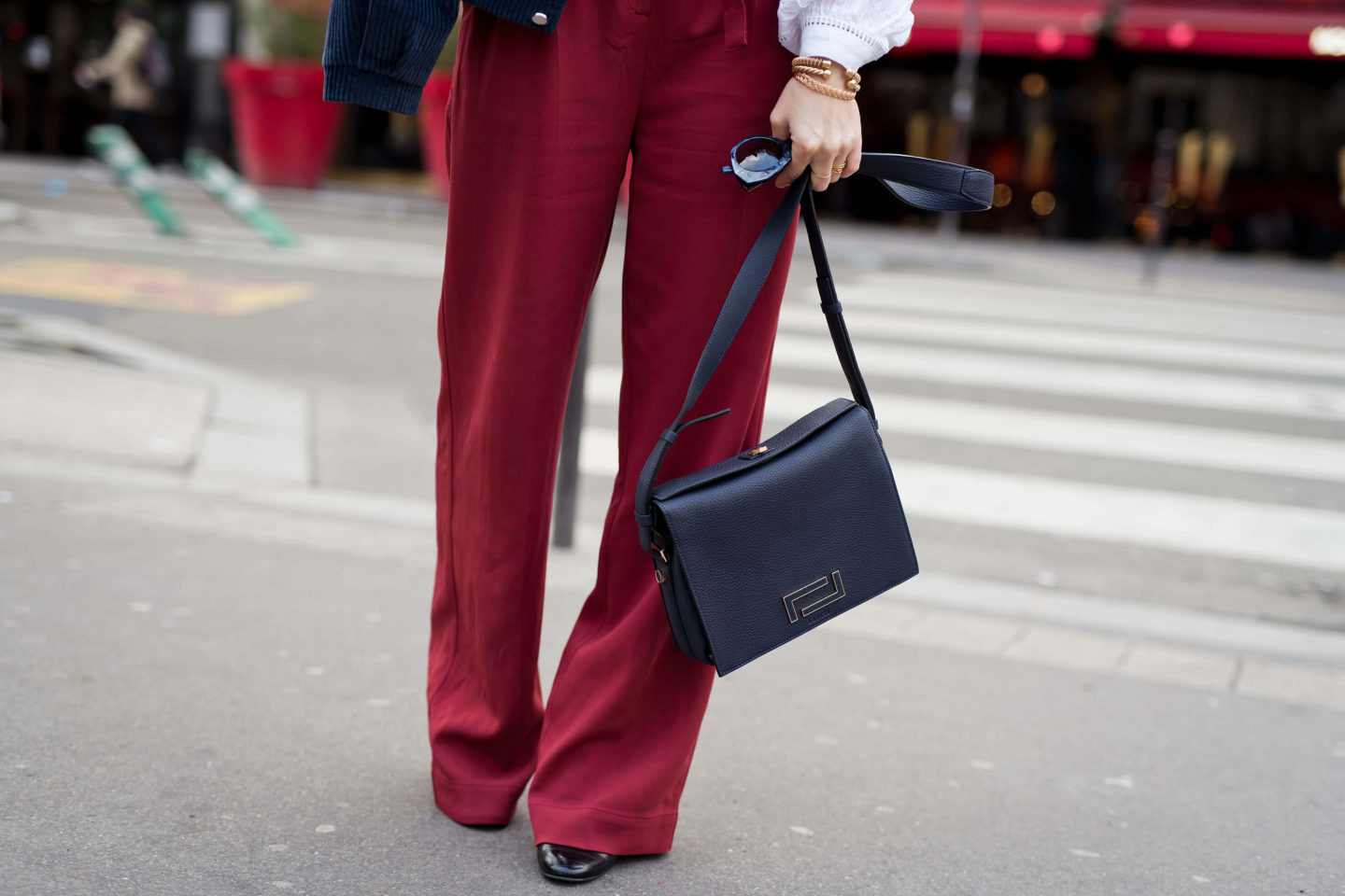 Blouse et pantalon rouge moulin rouge L'atelier d'al blog mode fashion lifestyle Paris streetstyle