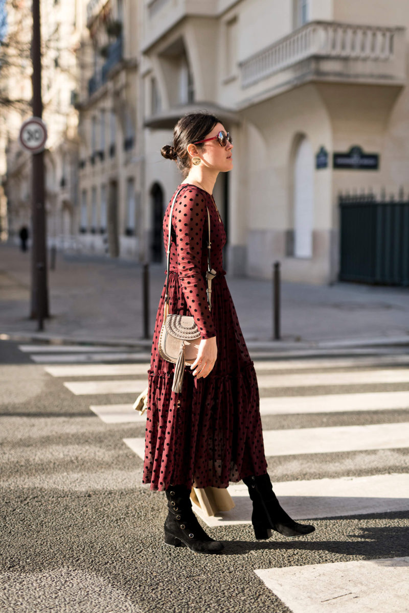 Porter des cuissardes avec une robe longue look L'atelier d'al blog lifestyle mode voyage