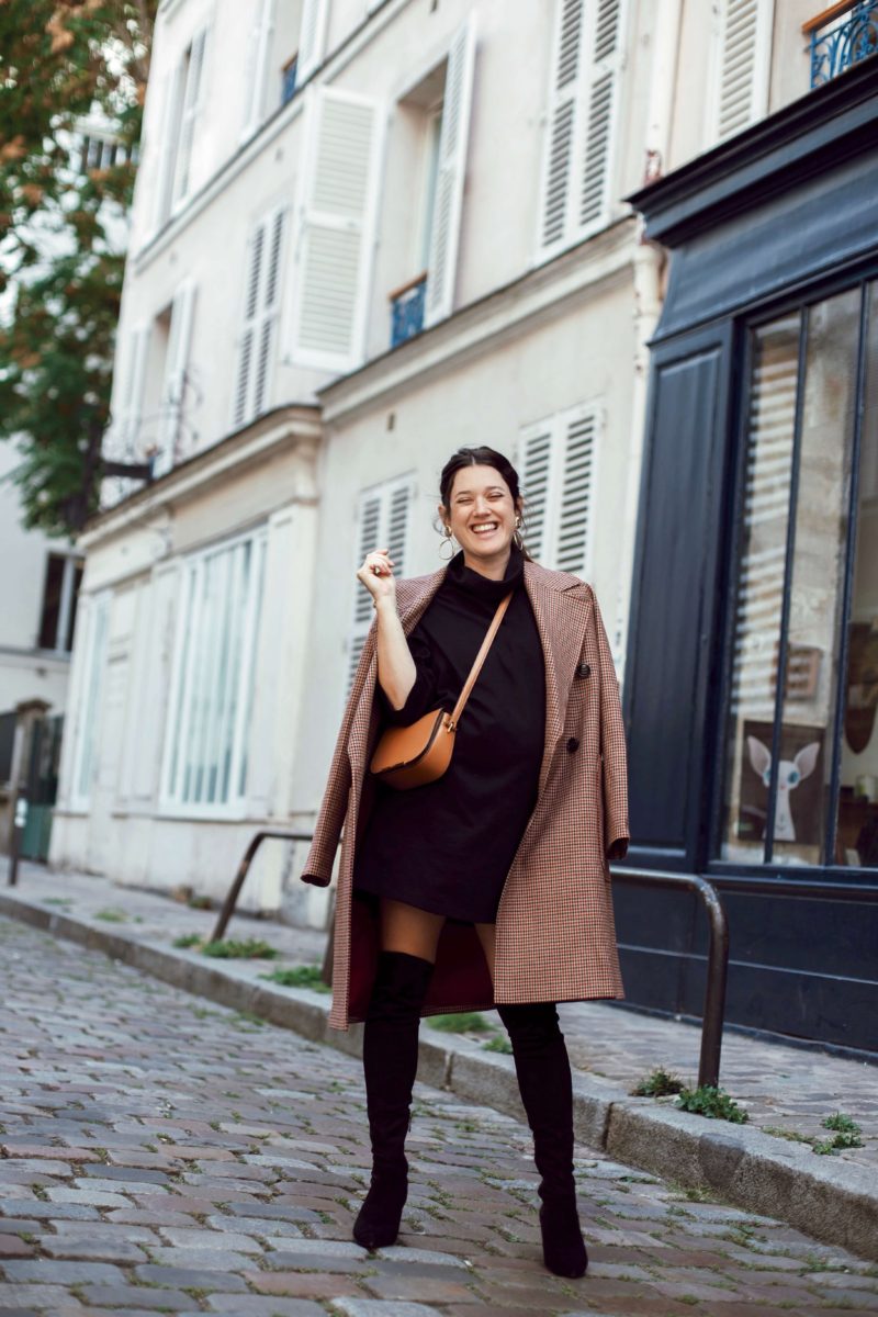 Look de grossesse maternité en cuissardes Anne-laure L'atelier d'al blog mode lifestyle Paris