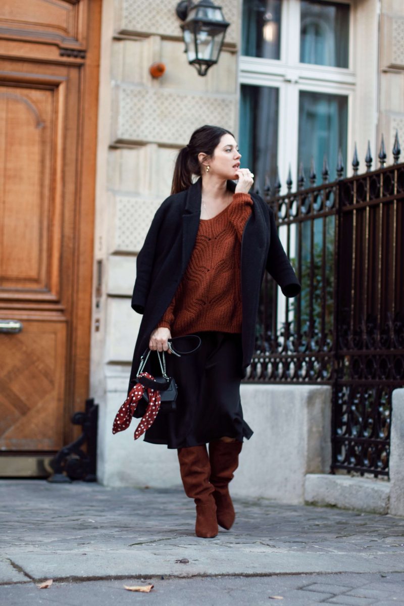 Look de grossesse automne Anne-laure L'atelier d'al blog mode fashion lifestyle Paris